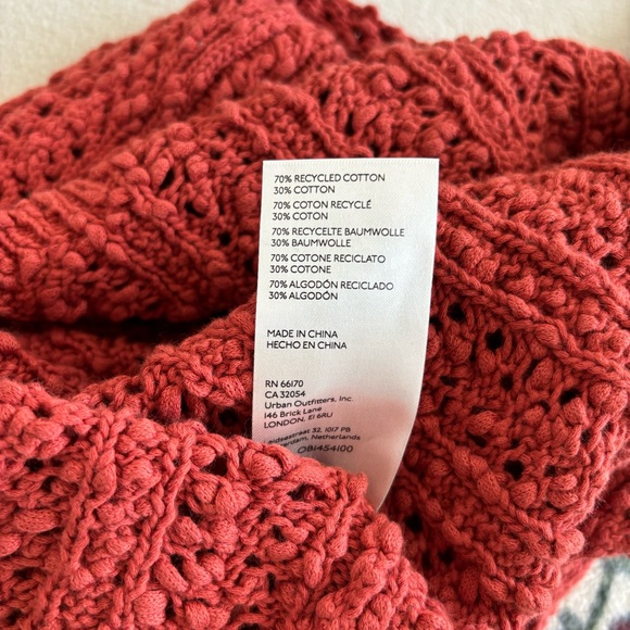 Free People Stanley Crochet Knit Tank in Rust/Iron We the Free Size XS - Picture 8 of 8